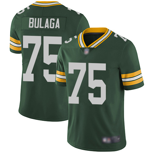 Green Bay Packers Limited Green Men #75 Bulaga Bryan Home Jersey Nike NFL Vapor Untouchable